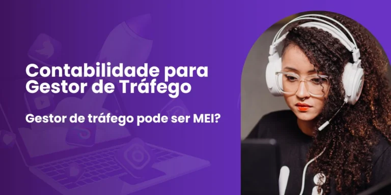 Imagem ilustrativa sobre gestor de tráfego digital com destaque para o CNAE 6319-4/00 e a proibição do MEI para essa atividade a partir de 2024.