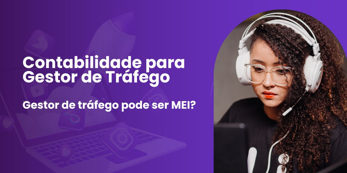 Imagem ilustrativa sobre gestor de tráfego digital com destaque para o CNAE 6319-4/00 e a proibição do MEI para essa atividade a partir de 2024.