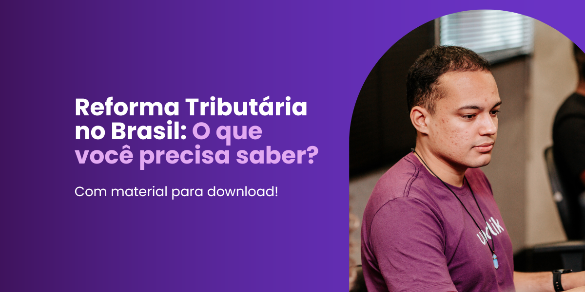 Ilustração representando a Reforma Tributária no Brasil, com destaque para novos impostos e mudanças nas regras fiscais.